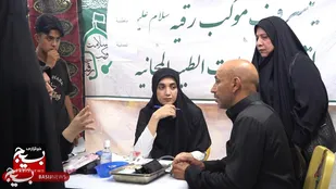 خدمات رسانی موکب درمانی بسیج دانشجویی در پیاده روی اربعین حسینی&nbsp;