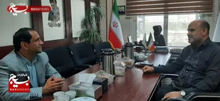 مسئول سازمان بسیج صنعت و معدن سپاه استان سمنان با رئیس سازمان بسیج مهندسین کشور دیدار کرد