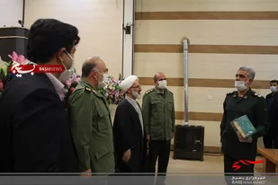 مراسم تکریم و معارفه فرمانده ناحيه مقاومت بسيج گلپايگان