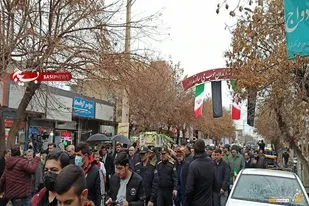 حضور شهدای گمنام میاندوآب را عطرآگین کرد