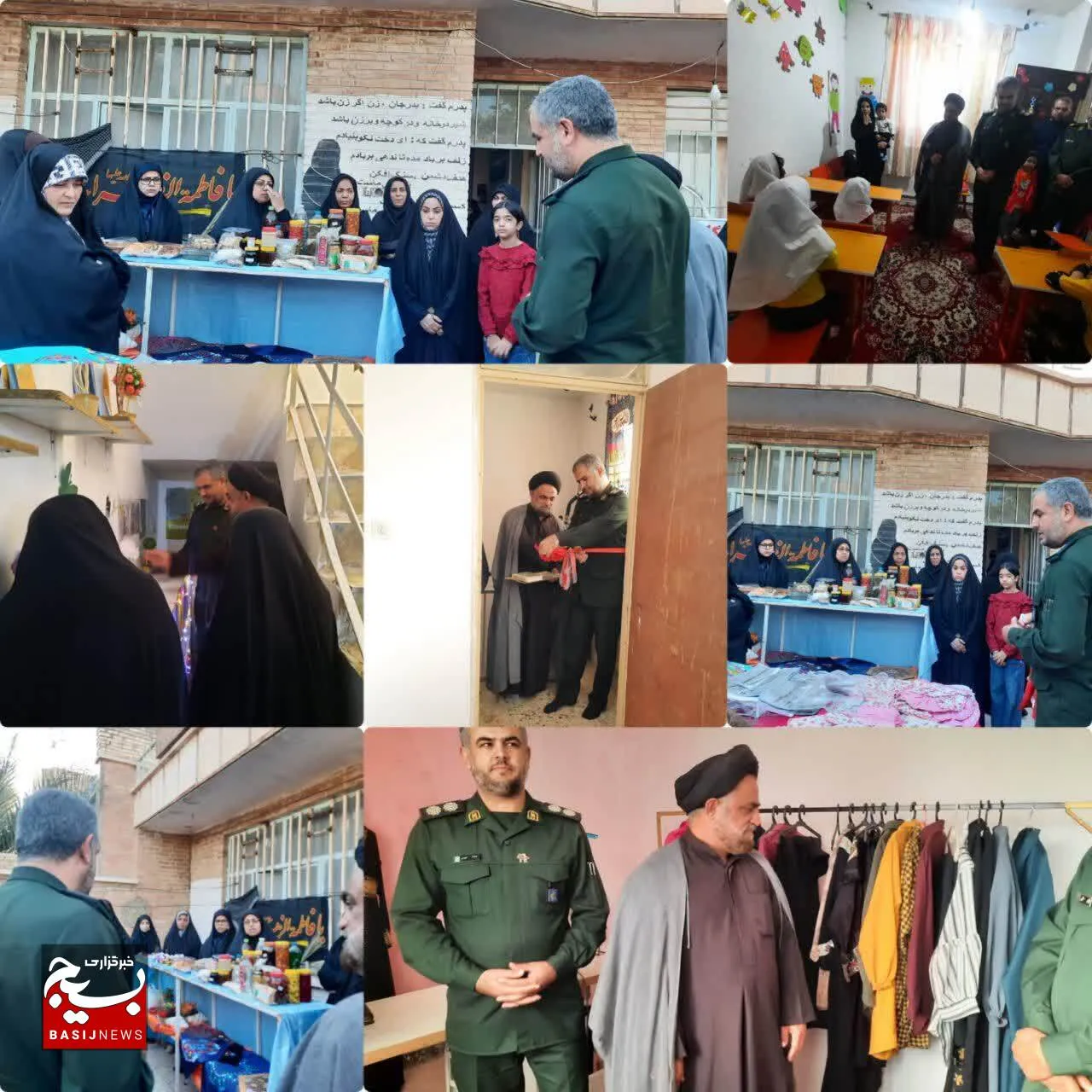 افتتاح کارگاه تولیدی و بازدید از دستاوردهای بانوان خرمشهری 