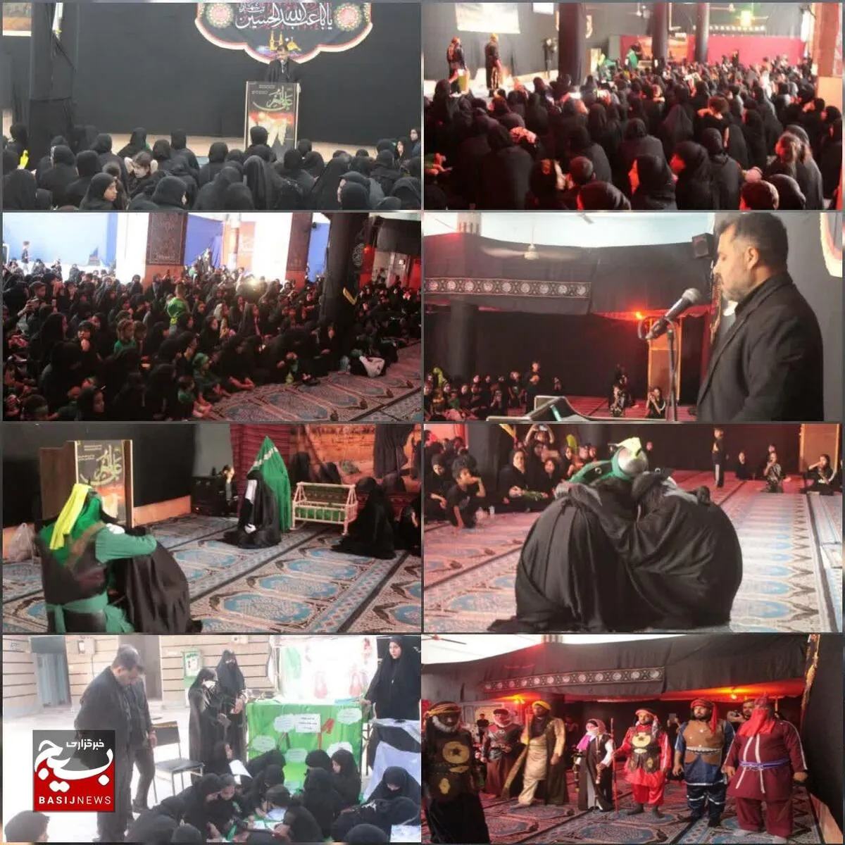 همایش شیرخوارگان حسینی در حمیدیه برگزار شد