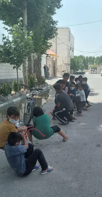 برگزاری بازی های محلی در روستای قجرآباد شهریار