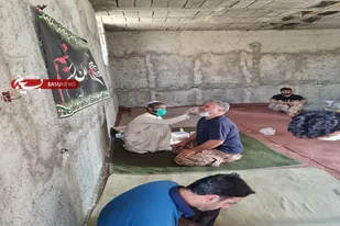 انجام تست غربالگری بیماری کرونا در سراوان