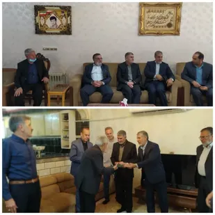 دیدار فرمانده سپاه امیرالمومنین (ع) استان با خانواده شهدای شهرستان بدره