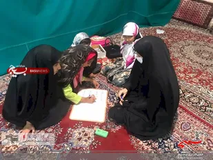 دانشجو معلمان بسیجی در خط مقدم آموزش دانش آموزان مناطق کم برخوردار قم