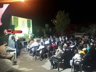 مراسم جشن دهه کرامت در محله اسلامی مهدیه شاهرود برگزار شد