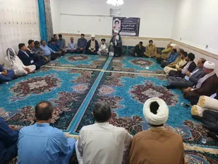 برگزاری مراسم سالگرد ارتحال امام خمینی(ره) در روستای حمزه بخش دشت عباس