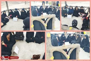 پاتوق دخترانه به مناسبت هفته بسیج در ایرانشهر