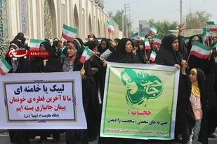 برگزاری تجمع حجاب و عفاف بانوان در شهرستان کنگان