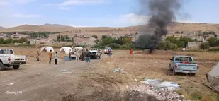 رزمایش پدافند غیرعامل در بخش لاجان پیرانشهر برگزار شد