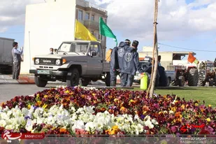 رزمايش دفاع بيولوژيك سربازان حاج قاسم سليماني در گلپايگان