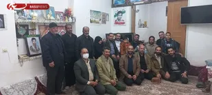 دیدار با مادر شهید مدافع حرم تازه تفحص شده تیپ فاطمیون