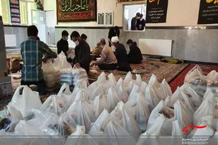 توزیع ۱۵۰۰ پرس غذای نذری در شورین