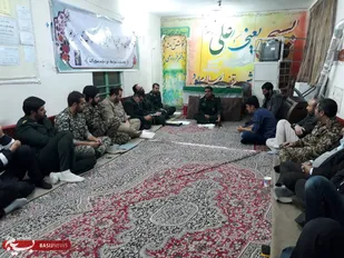سرکشی فرمانده سپاه شاهرود از پایگاه بسیج میعاد+ تصاویر