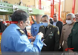 بازدید امیر آشتیانی از مراحل تولید جت آموزش پیشرفته &laquo;یاسین&raquo;