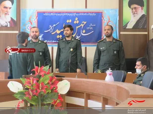 آئین تکریم و معارفه جانشین فرمانده ناحیه مقاومت بسیج شهرستان راز و جرگلان