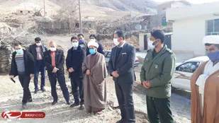 افتتاح یک باب واحد مسکونی مددجویی کمیته امداد در روستای گیتری شهرستان کوهبنان