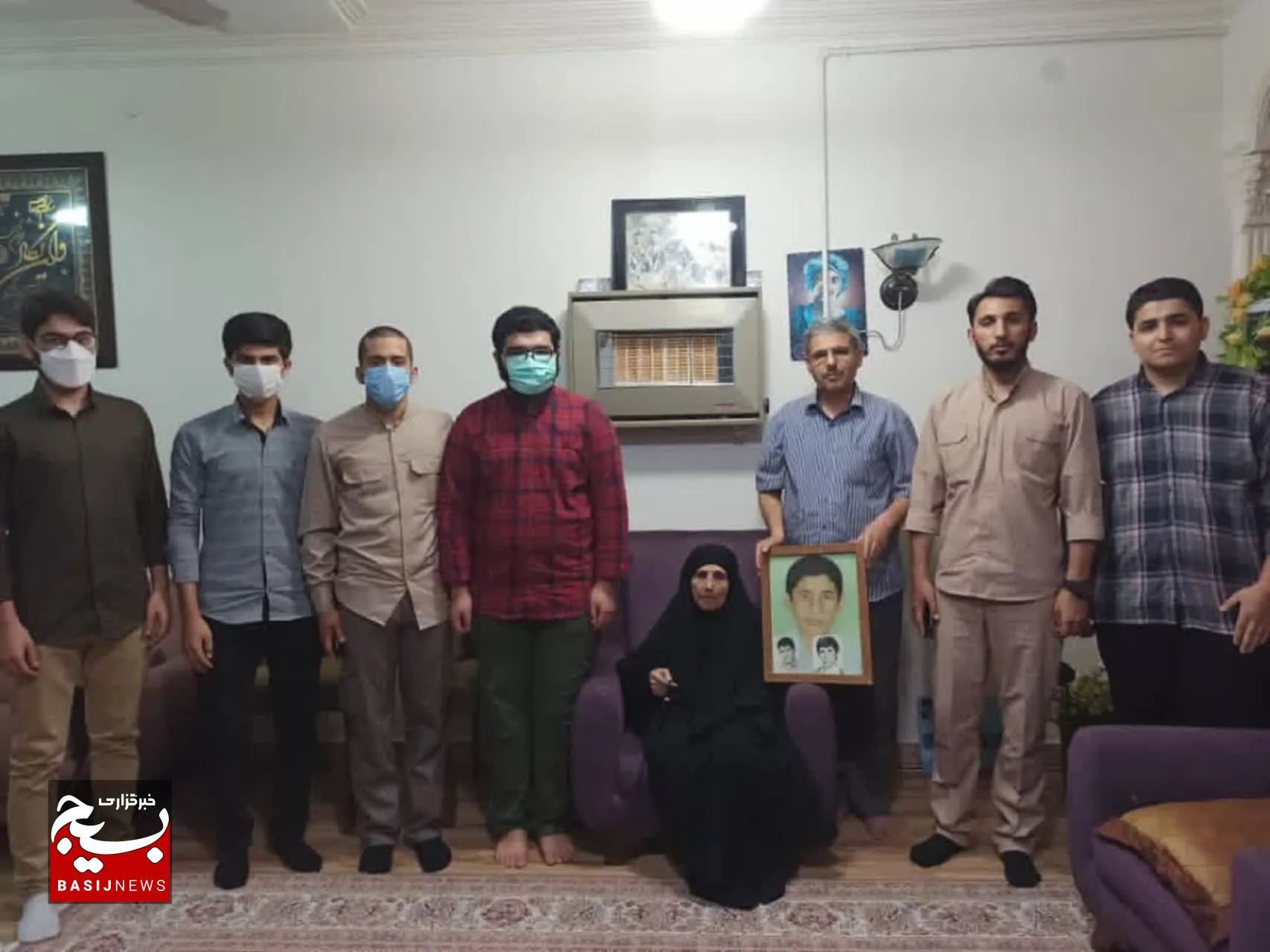 دیدار با خانواده شهدا به مناسبت هفته عقیدتی سیاسی در شهرستان ماهشهر