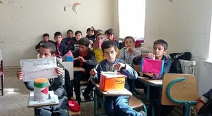 موج همدلی دانش آموزان عجب شیر در کمک به غزه و لبنان