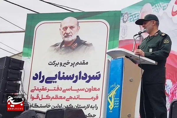 خیل عظیم جمعیت لارستانی‌ها در این راهپیمایی نشان از ایمان و اعتقاد راسخشان به انقلاب و رهبری است/ ۱۱ اسفندماه، تجلی گاه غیرت دینی و ملی مردم در پای صندوق‌های رأی خواهد شد