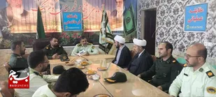 دیدار با فرمانده فراجا و سرکشی از سالمندان کوهرنگ