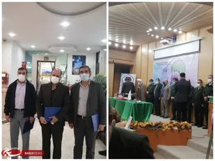 تجلیل از دو عضو سازمان بسیج مهندسین عمران و معماری استان ایلام در جشنواره جهاد علم و فناوری