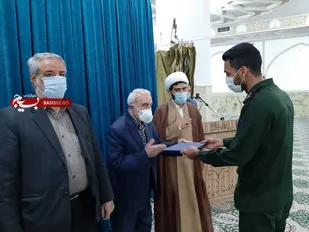 تقدیر از پاسداران پیشوا در شب ولادت امام حسین(ع)