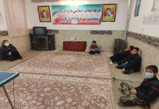 برگزاری جلسه حلقه نوجوانان پایگاه مقاومت بسیج مقداد کهرت