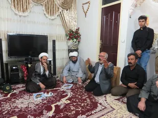 دیدار جمعی از مسئولان ملایر با خانواده شهید&laquo;ابراهیم&zwnj;خانی&raquo; +تصاویر