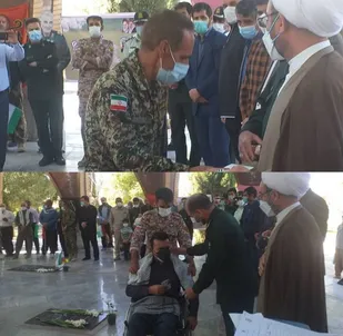 تجلیل از جانبازان بالای ۷۰ درصد و ایثارگران صورت گرفت