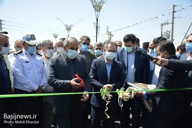 بلوار باهنر  قیامدشت افتتاح شد