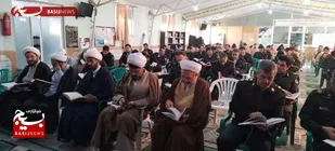 محفل انس با قرآن کریم نیروهای مسلح شهرستان ایجرود برگزار شد