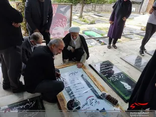 مراسم شب هفتم شهید مدافع حرم تاش موسی برگزار شد