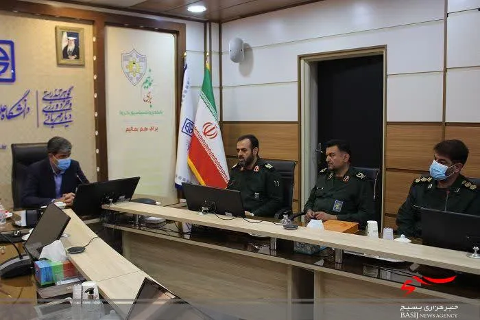 دیدار فرمانده سپاه استان سمنان با رییس دانشگاه علوم پزشکی استان سمنان
