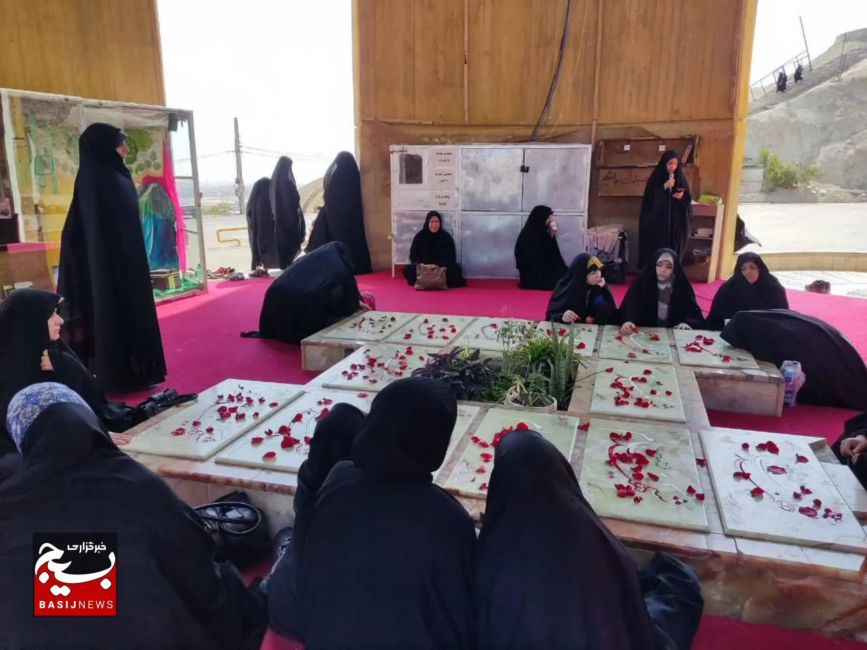 بهشت گردی در حریم یادمان شهدای گمنام کوه خضرالنبی (ع) قم