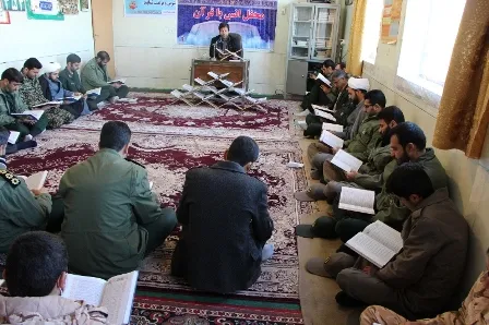 آموزش حفظ قرآن در ناحیه مقاومت بسیج شهرستان بن