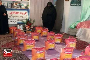 توزیع کمک&zwnj;های مومنانه به همت گروه جهادی شهید ابوالفتحی نهاوند