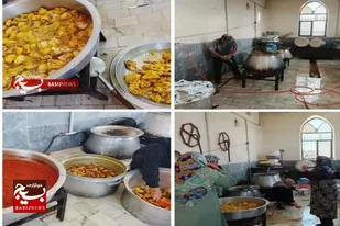 پذیرایی جهادی در جشن بزرگ غدیرخم روستای صوفی&zwnj;آباد
