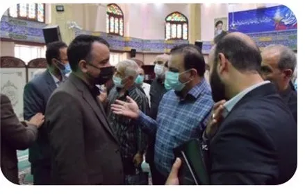 دیدار مردمی شهردار منطقه 20 در مسجد جامع المهدی(عج)