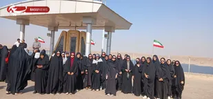بازدید کاروان راهیان پیشرفت دختران شهرستان مینودشت از سد کرخه