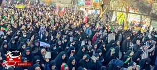 راهپیمایی باشکوه بصیرت با حضور دهها هزارنفری مردم نیشابور