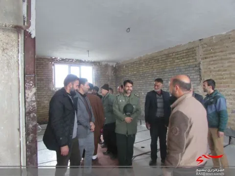 بازدید از پروژه  خانه عالم و آشپزخانه مسجد روستای فاقرلو