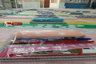 توزیع ۲۰۰ بسته لوازم التحریر توسط گروه جهادی