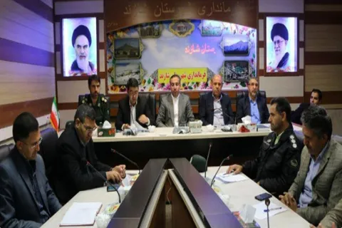 جلسه ستاد پیشگیری ، هماهنگی و فرماندهی عملیات پاسخ به بحران در شهرستان شازند