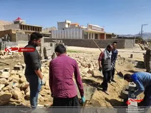 برپایی اردوی جهادی در دهستان ریگ