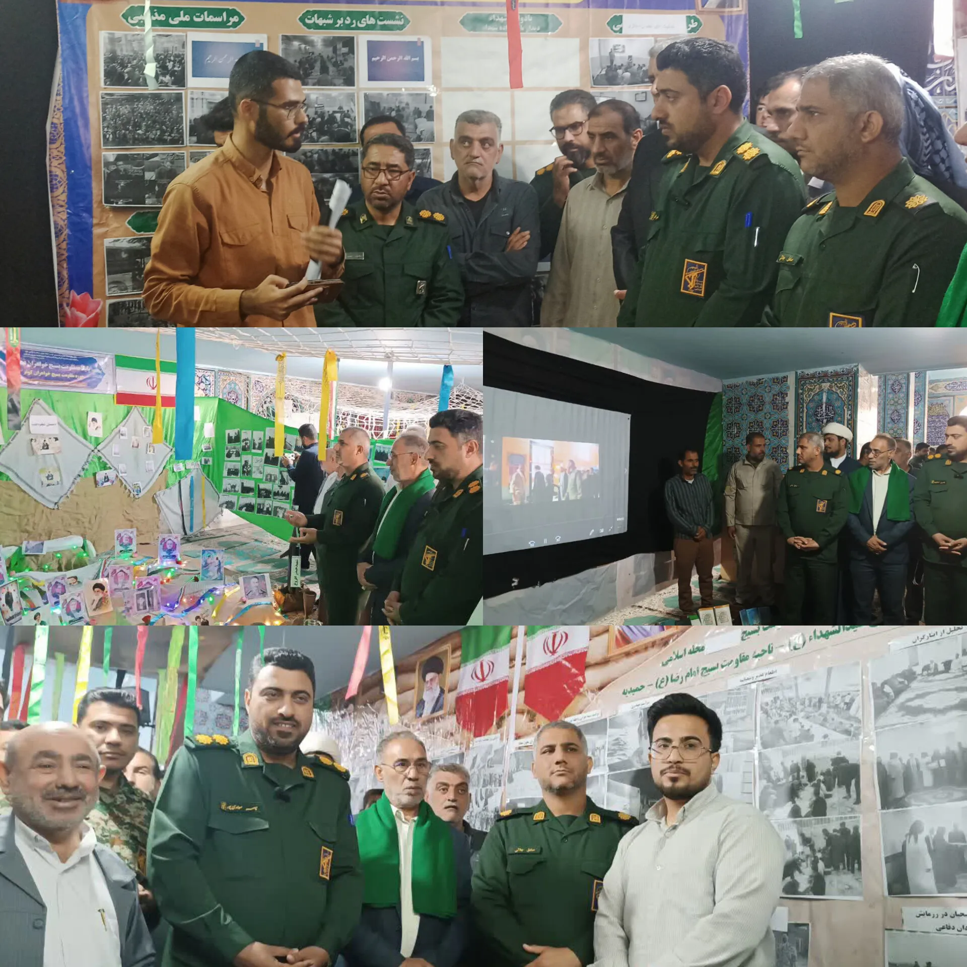 نمایشگاه «اسوه» با حضور پنج پایگاه از پنج حوزه مقاومت بسیج شهرستان حمیدیه برپا شد؛ نمایشگاهی که در آن بخشی از توانمندی‌ها، خدمات، ابتکارات و تلاش‌های جهادی پایگاه‌های بسیج در عرصه‌های مختلف به نمایش درآمد.