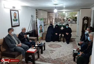 دیدار سردار یزدانی با خانواده شهید محمد محمدی