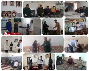 رزمایش (رهروان شهدا)دیدار از خانواده شهدا در شهرستان ملکشاهی