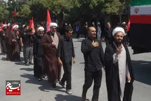 سوگواری سالروز رحلت پیامبر اکرم(ص) و شهادت امام حسن مجتبی(ع) در شهرستان نهاوند